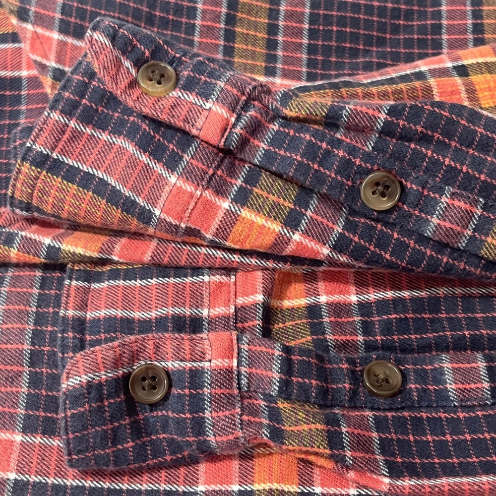 Madewell Classic Madras Plaid Button Down Shirt Medium Grunge 90's Skater - Picture 8 of 8